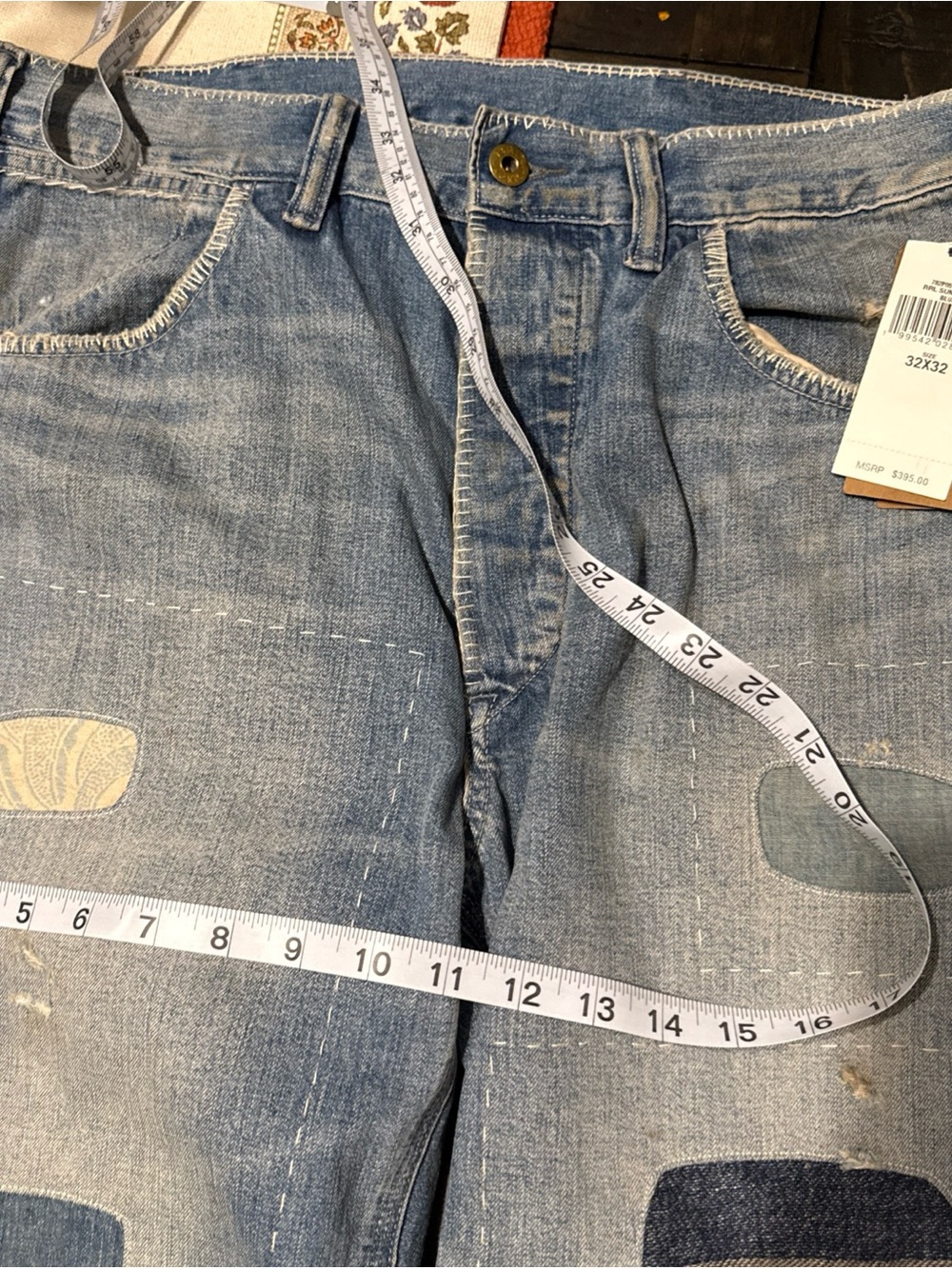 RRL RRL Men’s Light Blue Denim Jeans 32x32